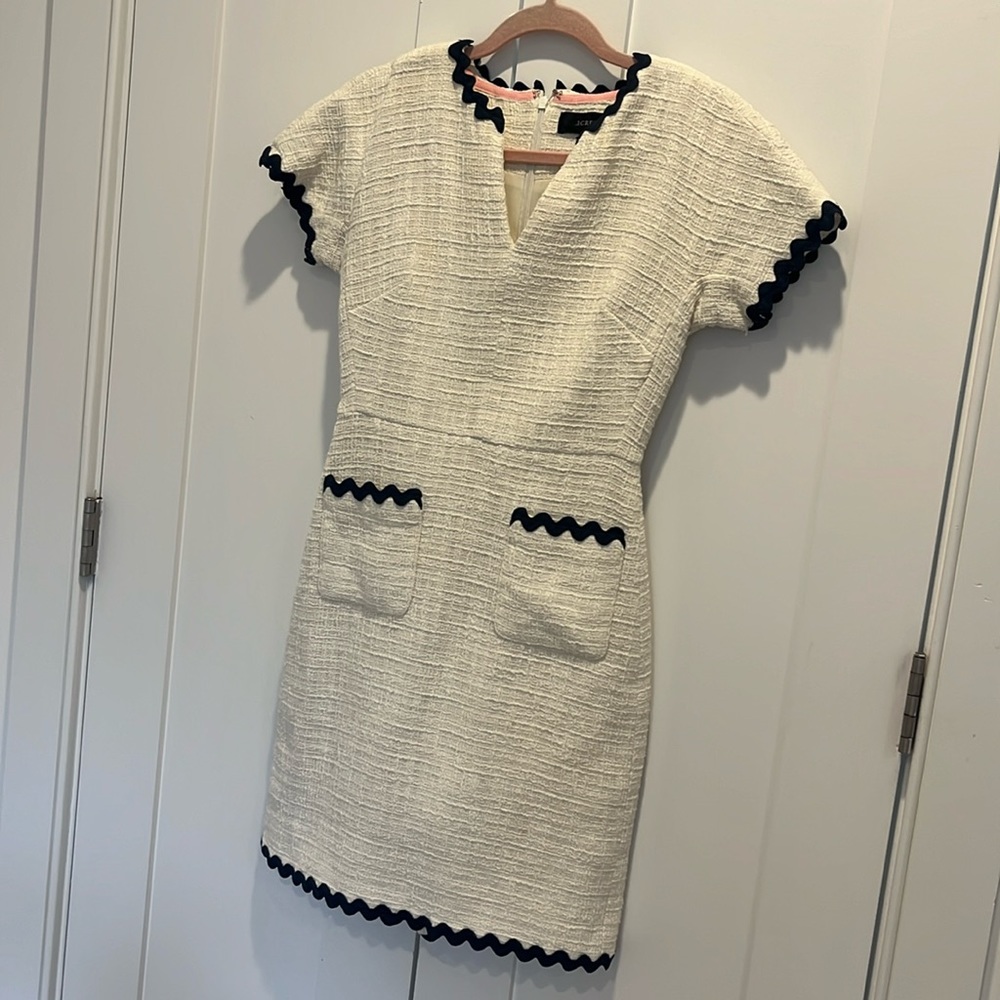 J Crew cream color dress, Size 00